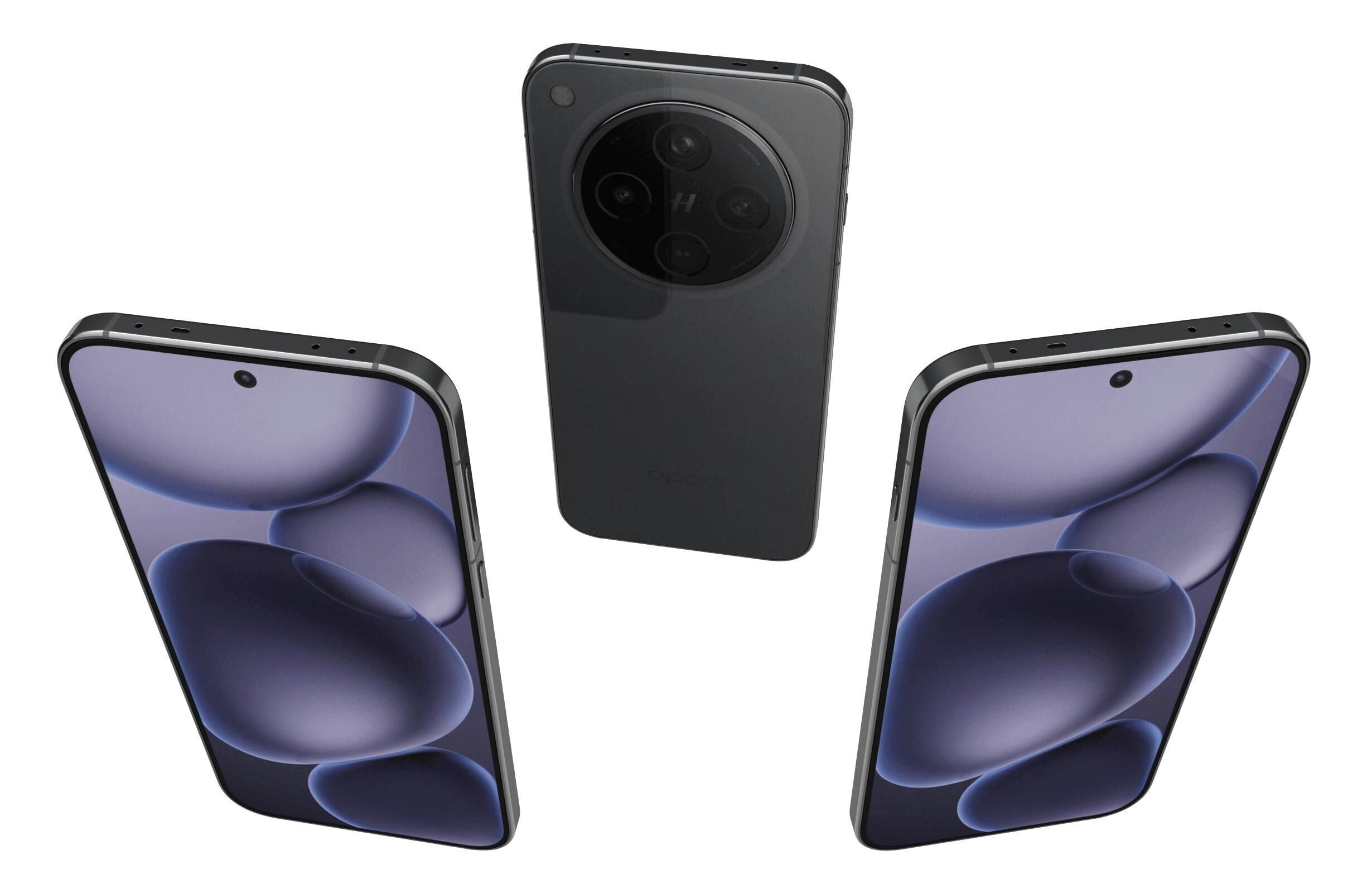 OPPO Find X8s Plus Hoshino Black 3D model_1