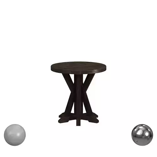 Roslyn County Round Lamp Table