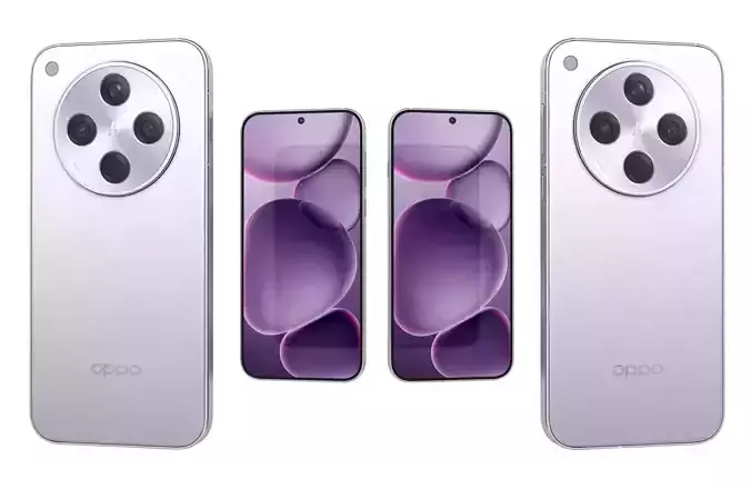 OPPO Find X8s Plus Hyacinth Purple 3D model