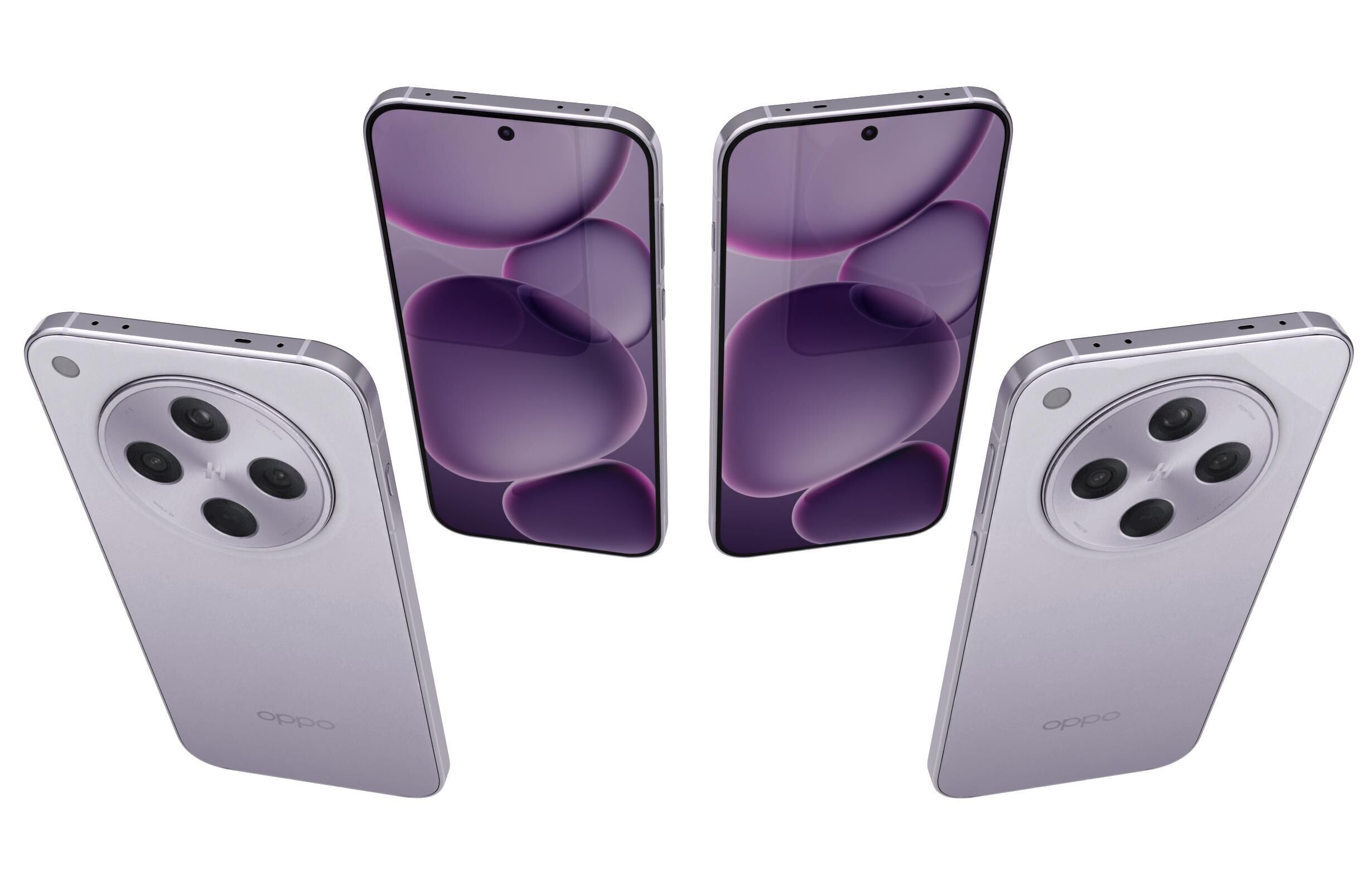 OPPO Find X8s Plus Hyacinth Purple 3D model_4