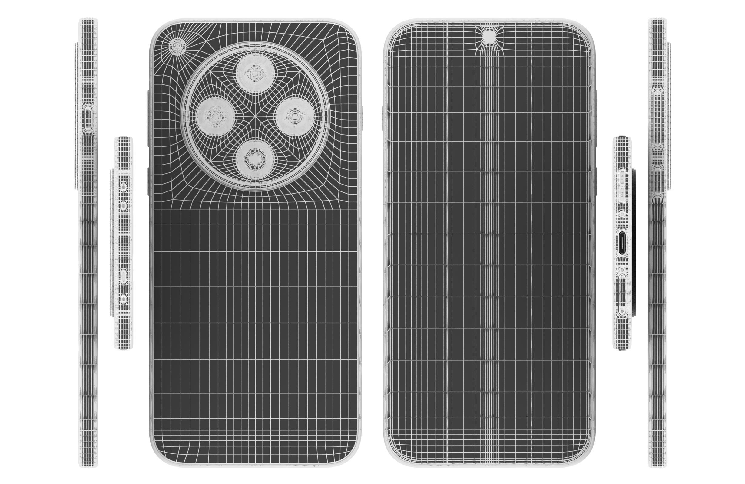 OPPO Find X8s Plus Hyacinth Purple 3D model_17