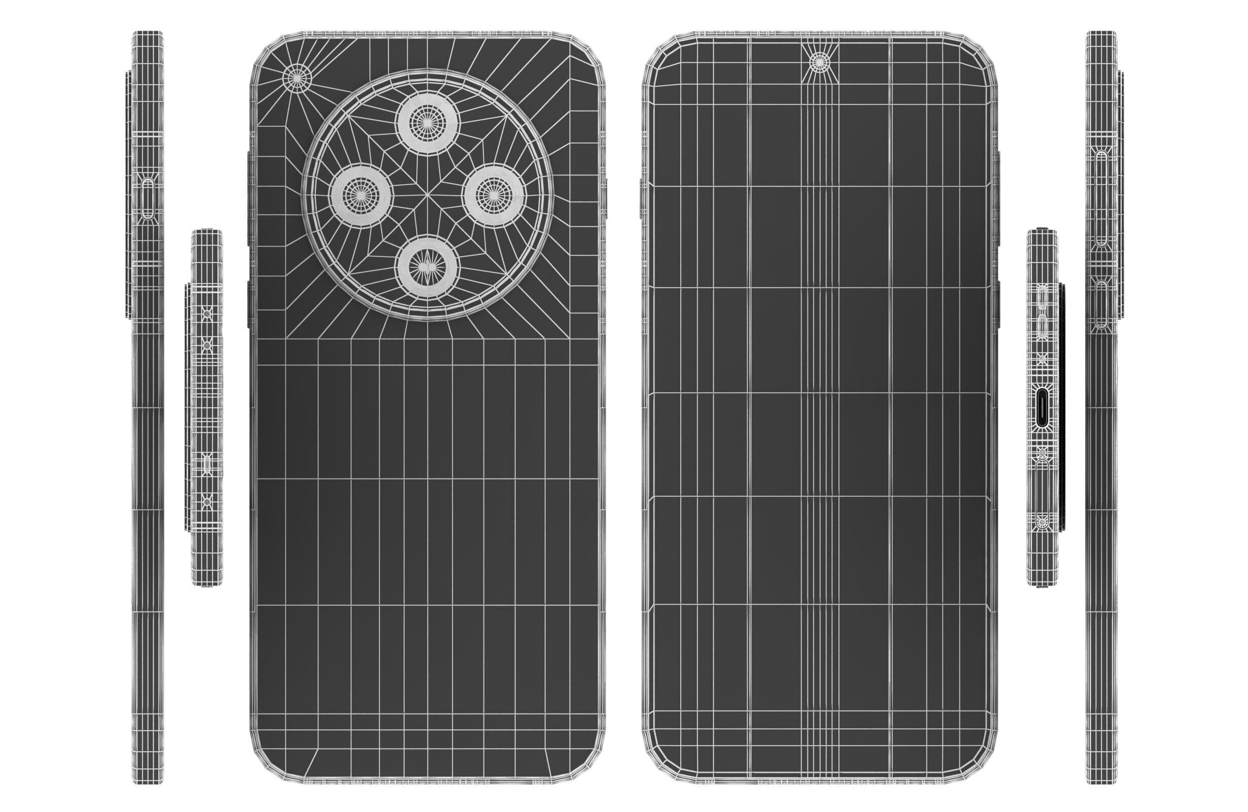 OPPO Find X8s Plus Hyacinth Purple 3D model_16