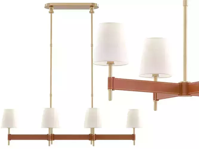 Hastings Linear Chandelier 3D model
