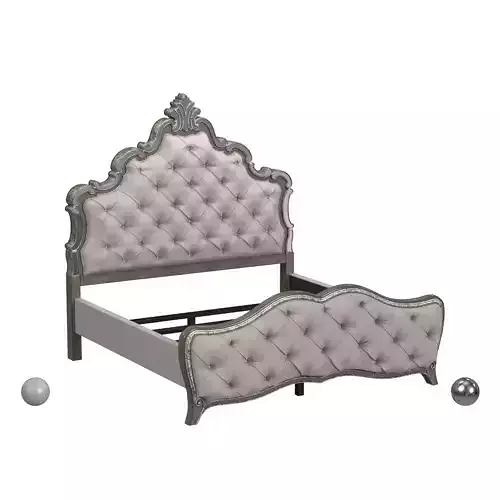Sanctuary Upholstered King Panel Bed