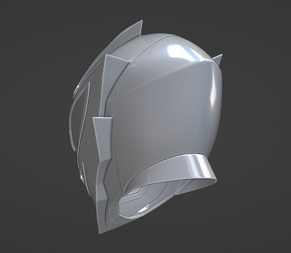Power Rangers Mystic Force Koragg Wolzard Helmet 3D print model_9