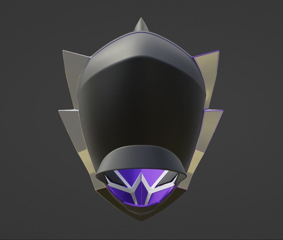 Power Rangers Mystic Force Koragg Wolzard Helmet 3D print model_4