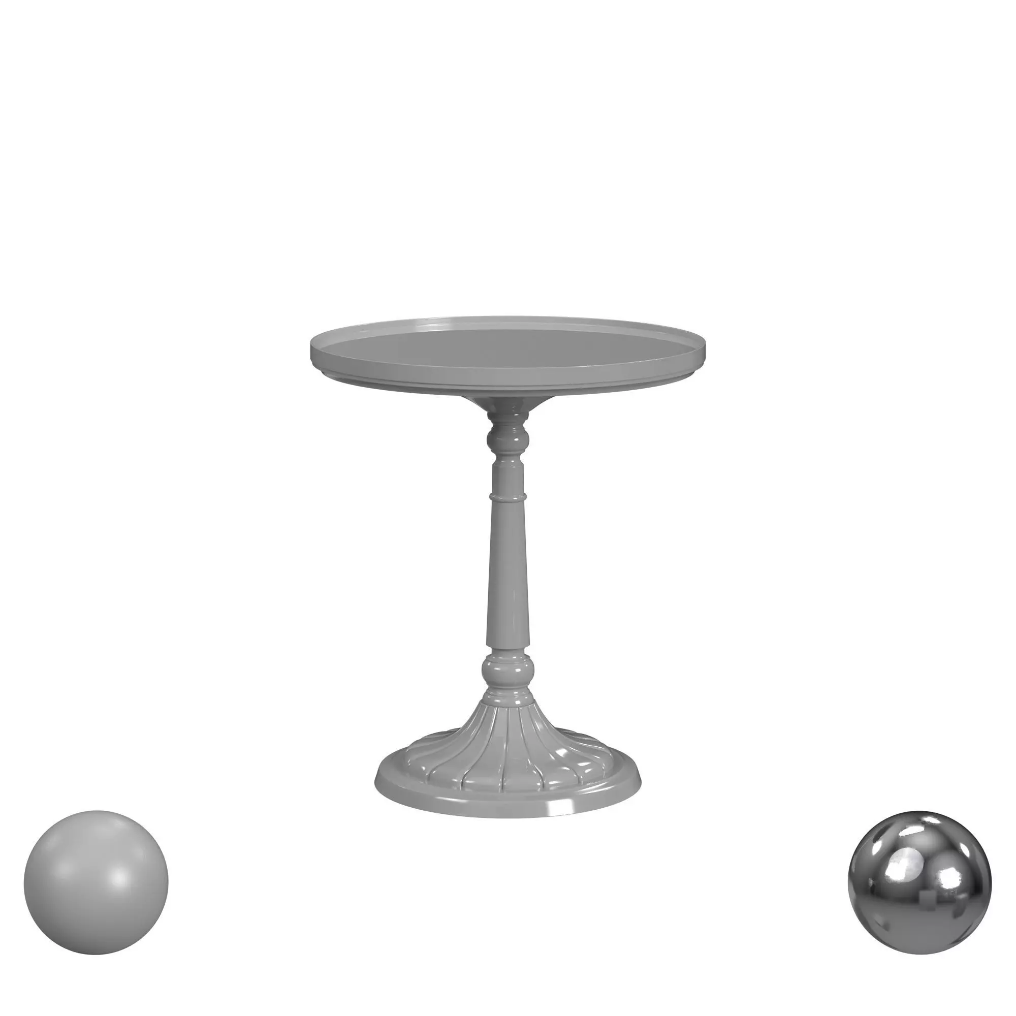Side Table 3D model_0