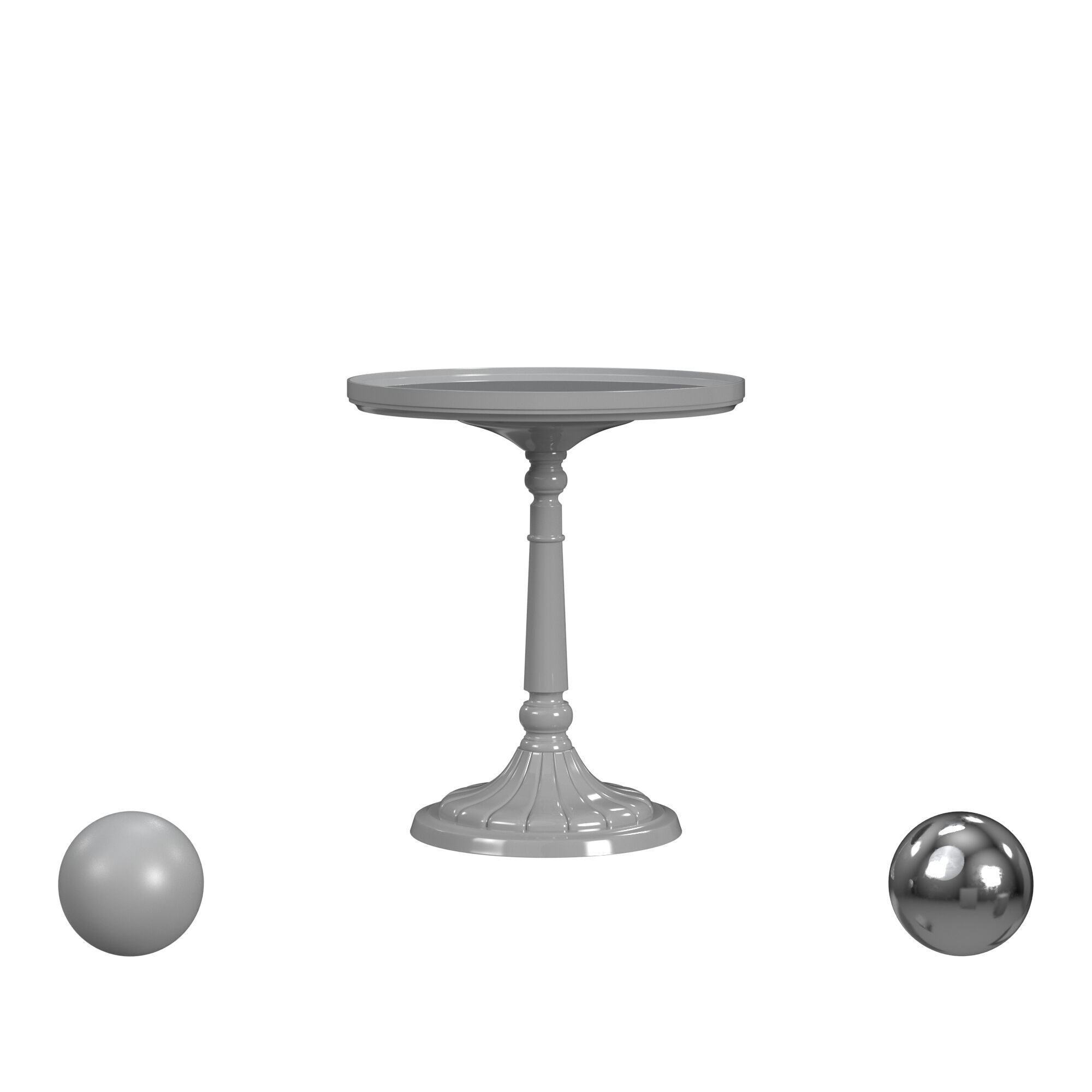 Side Table 3D model_1