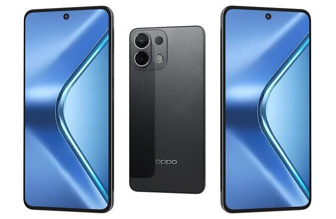 OPPO K13 5G Black 3D model
