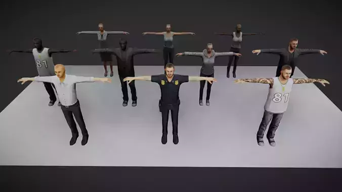 Man and Women Characters Pack