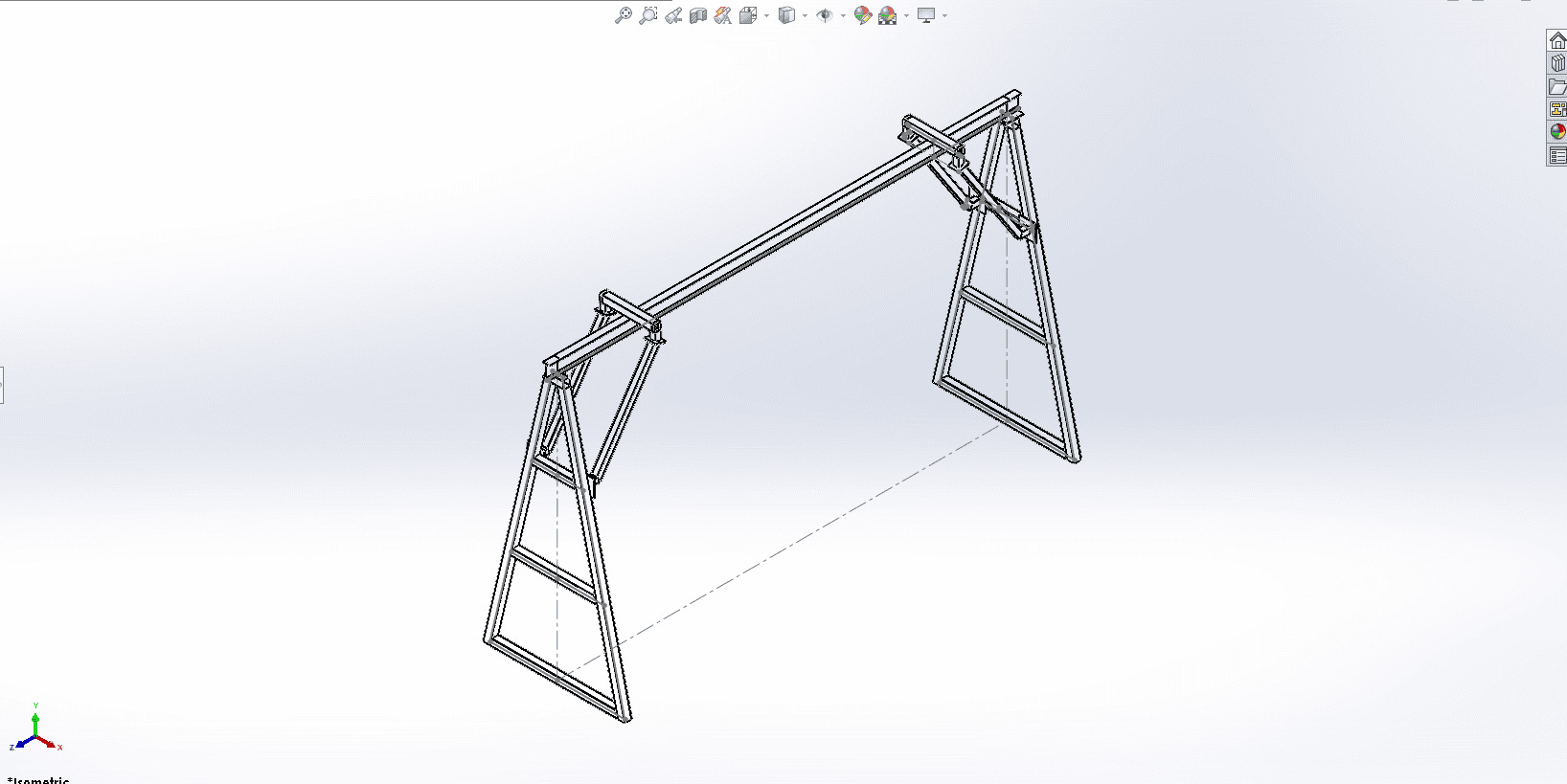 Portable Crane Truss 3D Model Free Download in Multiple Formats Free low-poly 3D model_7