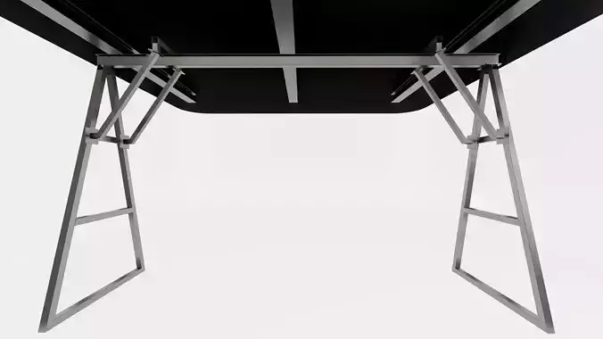 Portable Crane Truss 3D Model Free Download in Multiple Formats
