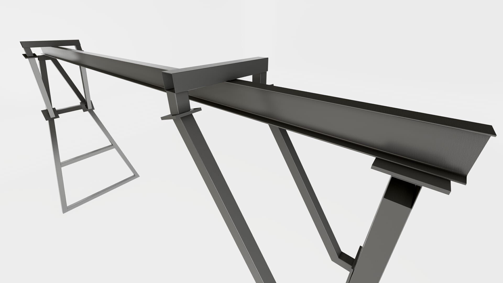 Portable Crane Truss 3D Model Free Download in Multiple Formats Free low-poly 3D model_13