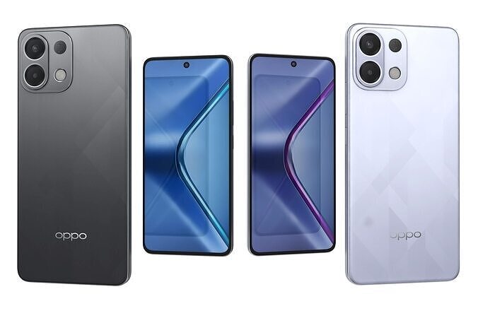 OPPO K13 5G Black And Purple 3D model