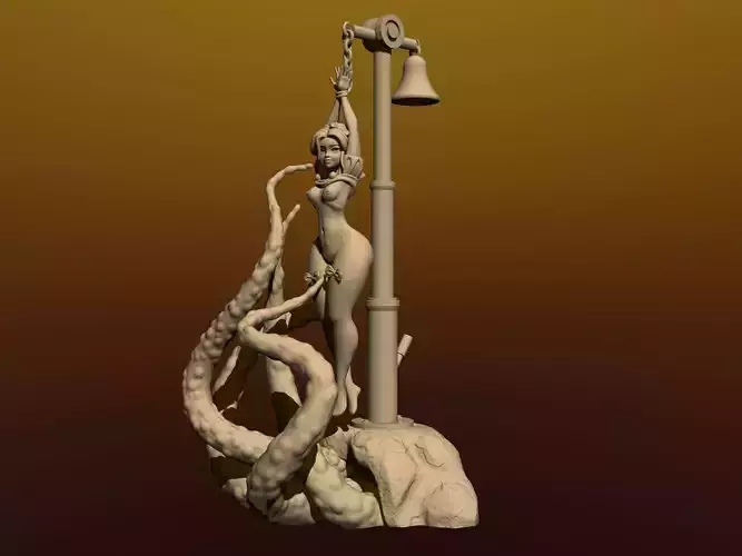Captive princess Far from the gnomes 3D print model