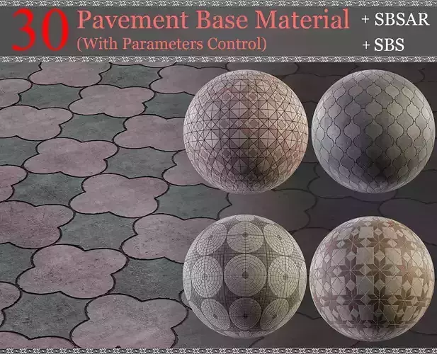 30 Pavement Base Material with Parameters Control SBS  SBSAR
