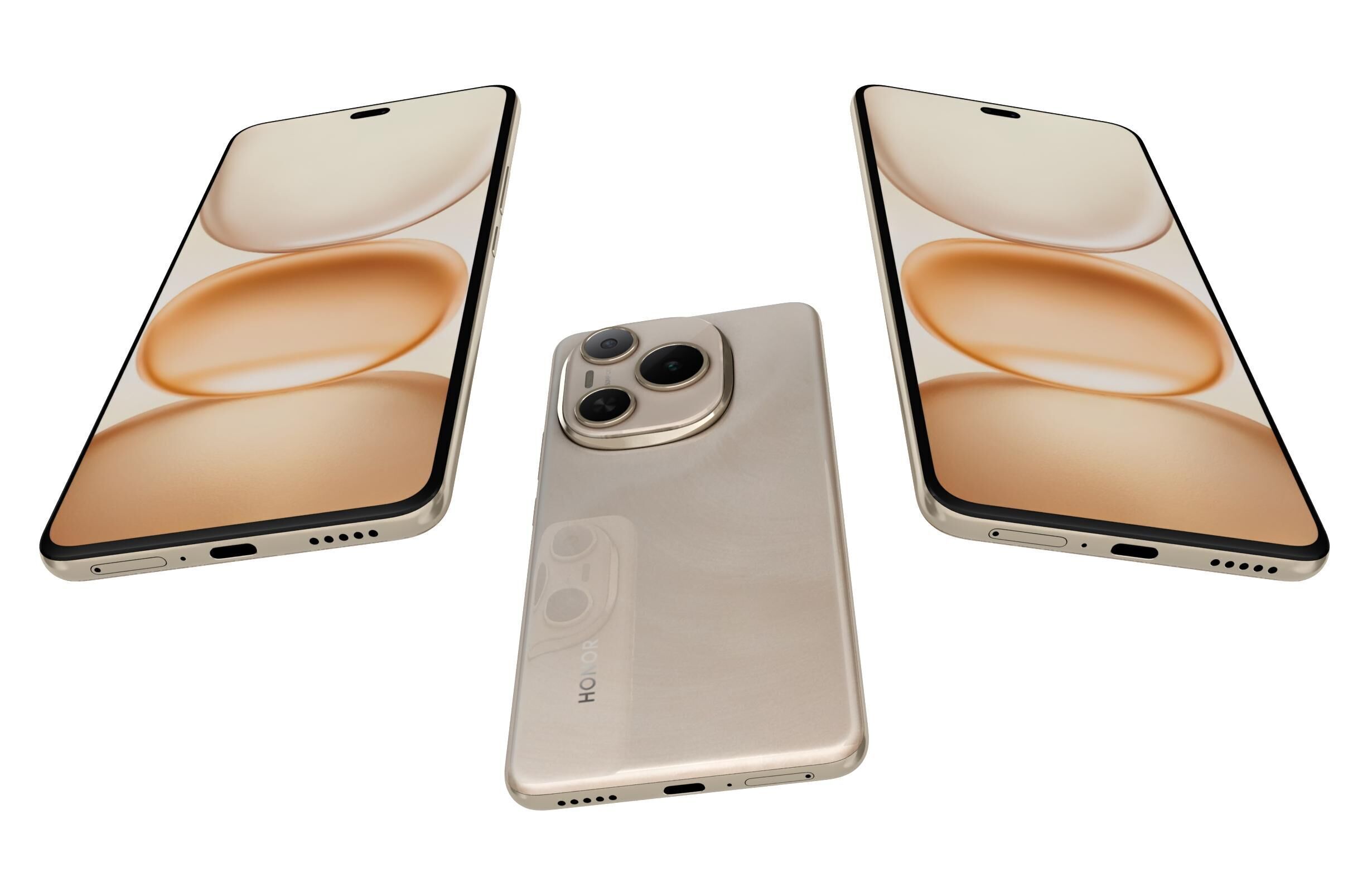 Honor Power Desert Gold 3D model_2