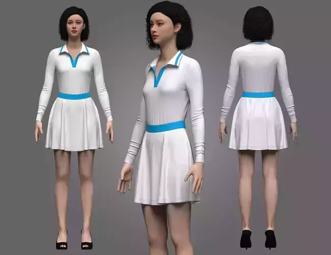 Women For Athletic Dress Fullsleeve