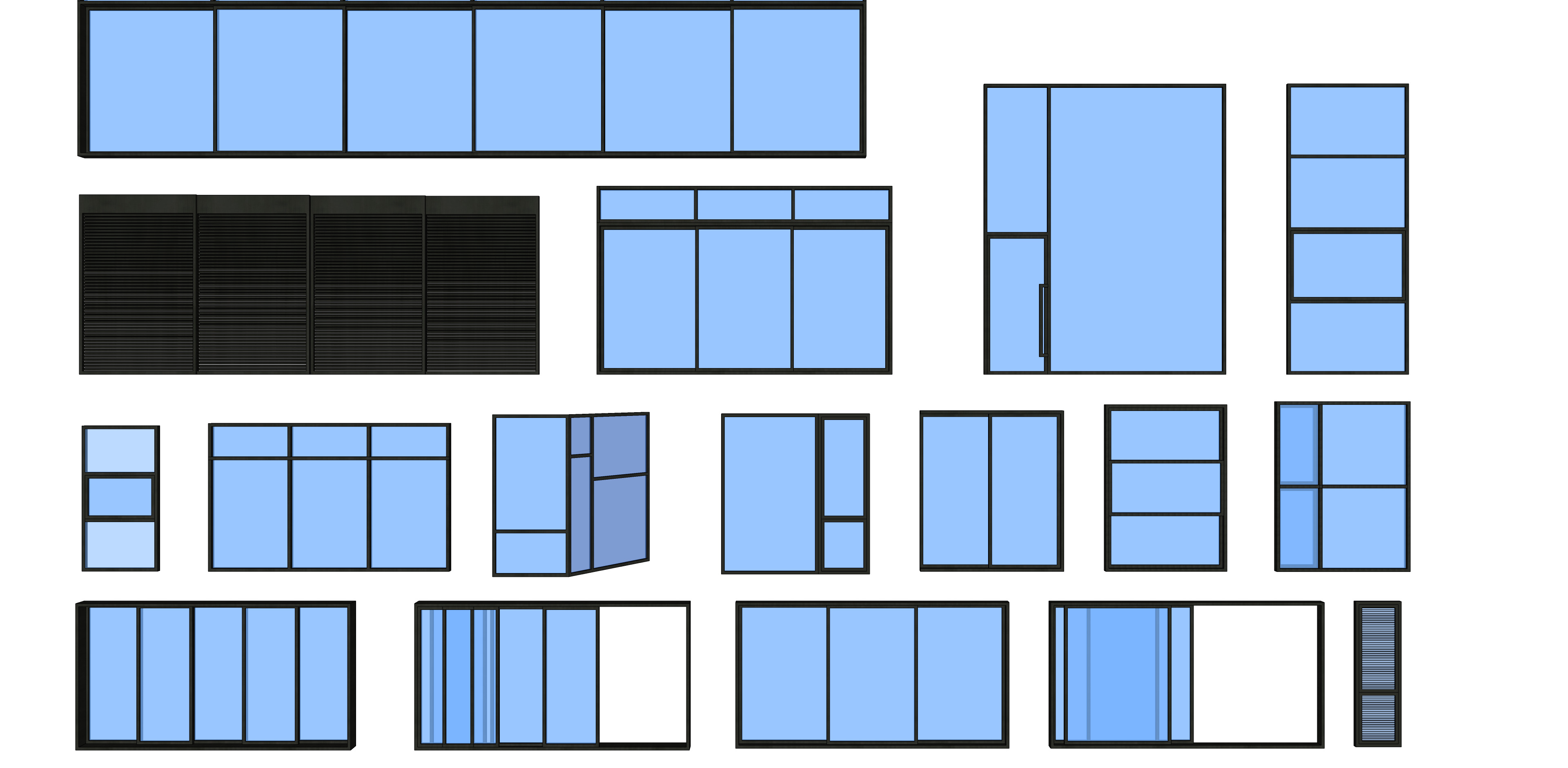 Window Collection 01 - 50 Pieces 3D model_2