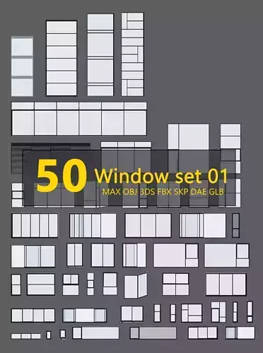 Window Collection 01 - 50 Pieces