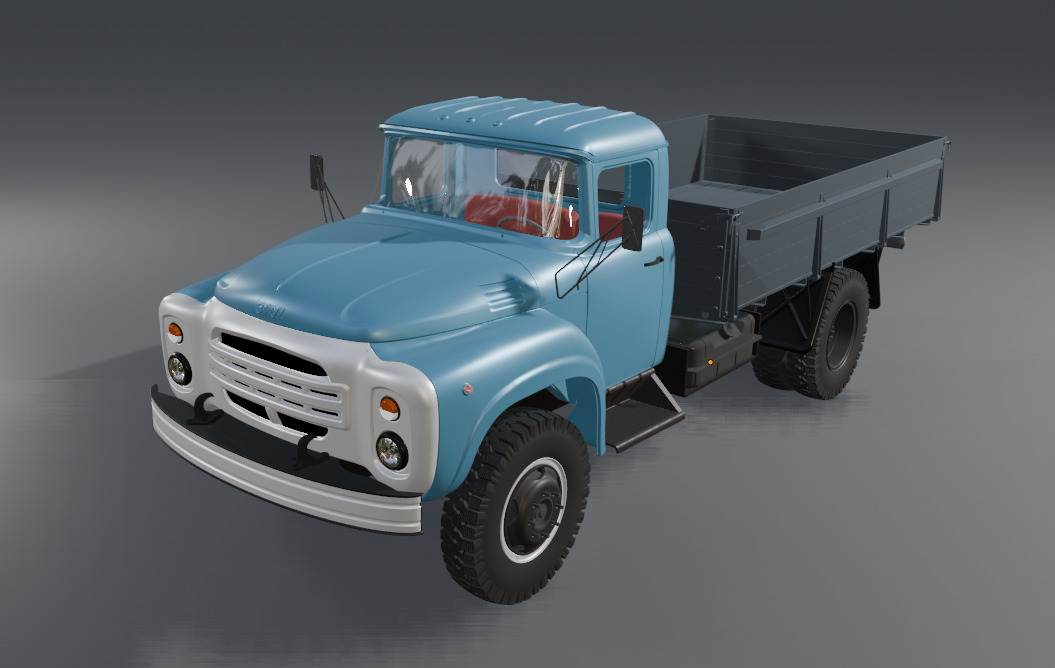 zil 130 3D print model_12