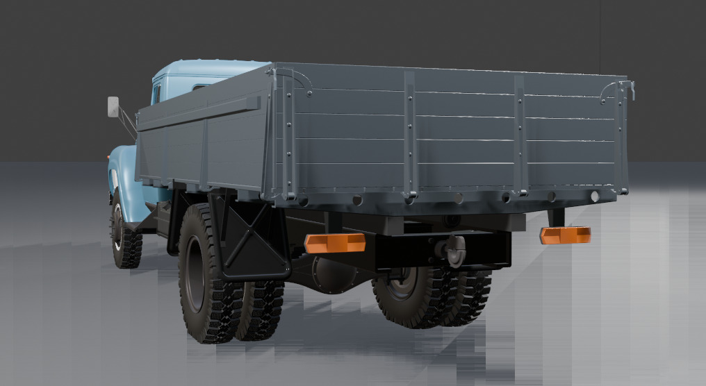 zil 130 3D print model_2