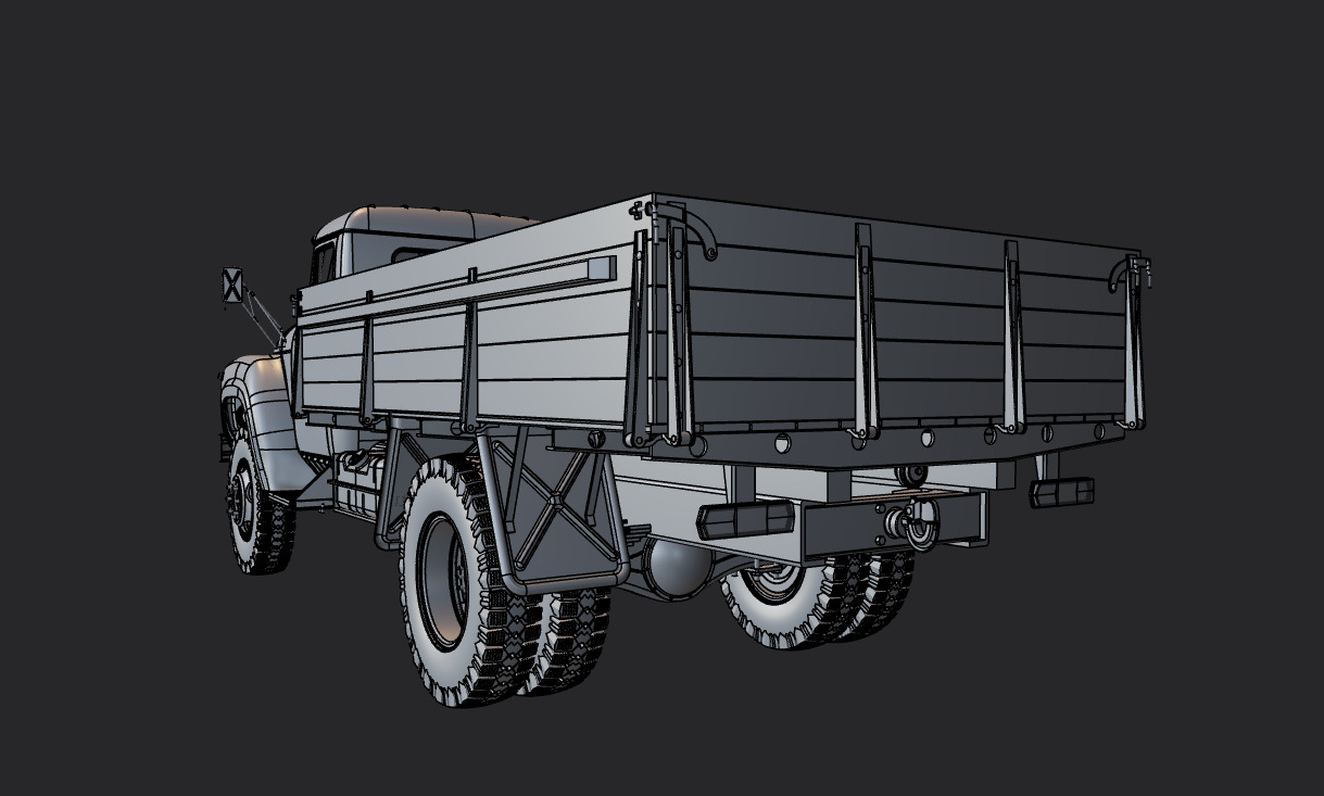 zil 130 3D print model_19