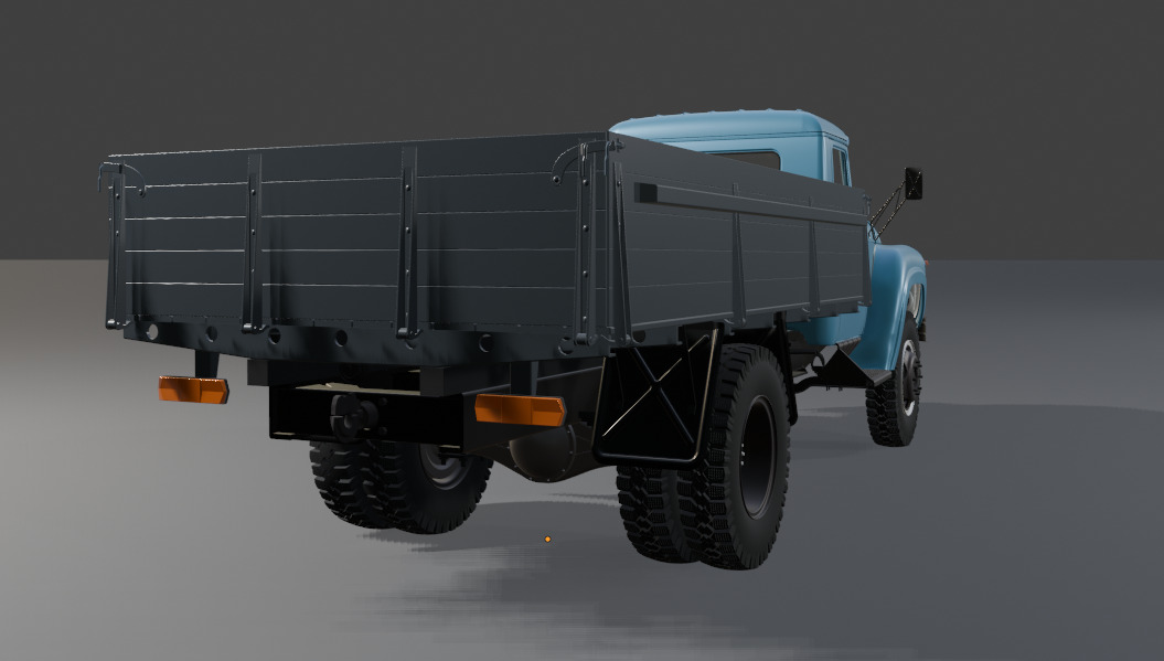 zil 130 3D print model_17