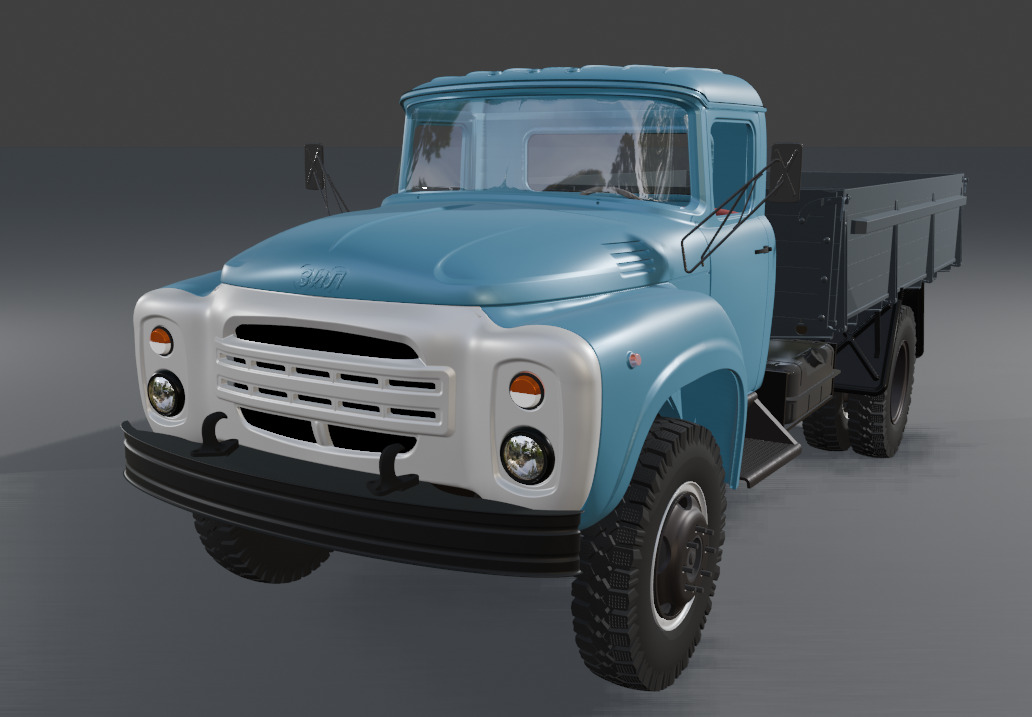 zil 130 3D print model_14