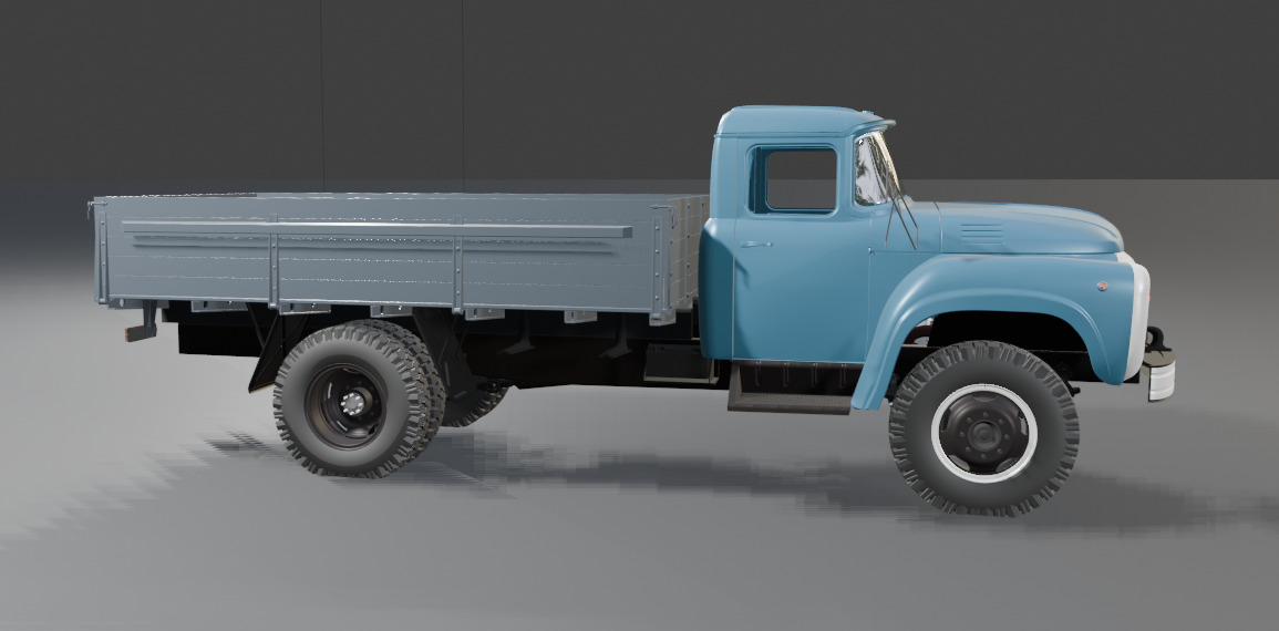 zil 130 3D print model_3