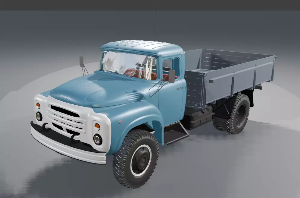 zil 130 3D print model_0