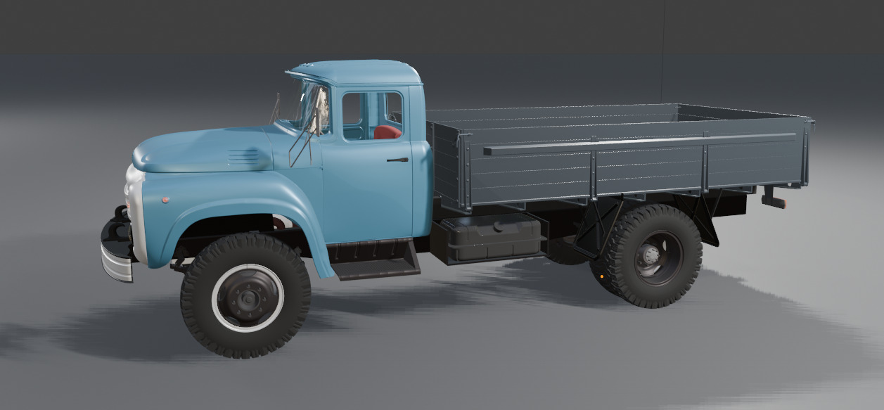 zil 130 3D print model_11
