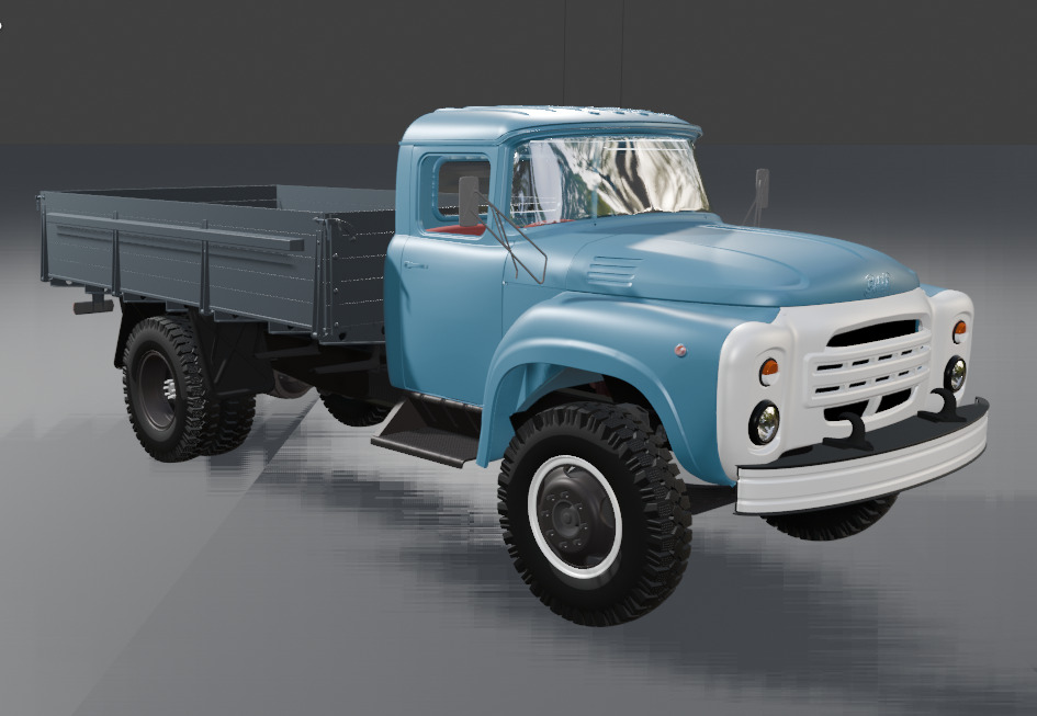 zil 130 3D print model_5