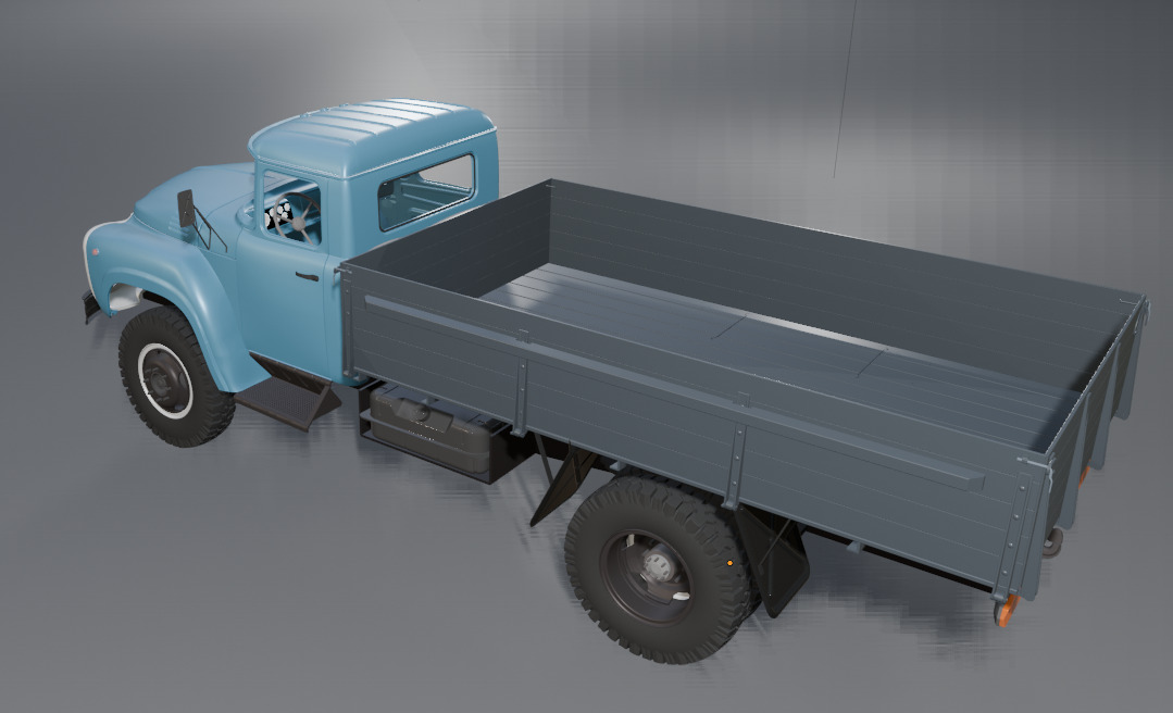 zil 130 3D print model_15