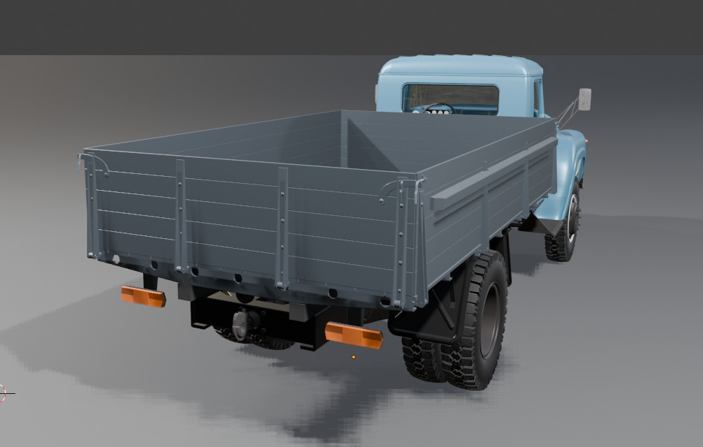 zil 130 3D print model_8