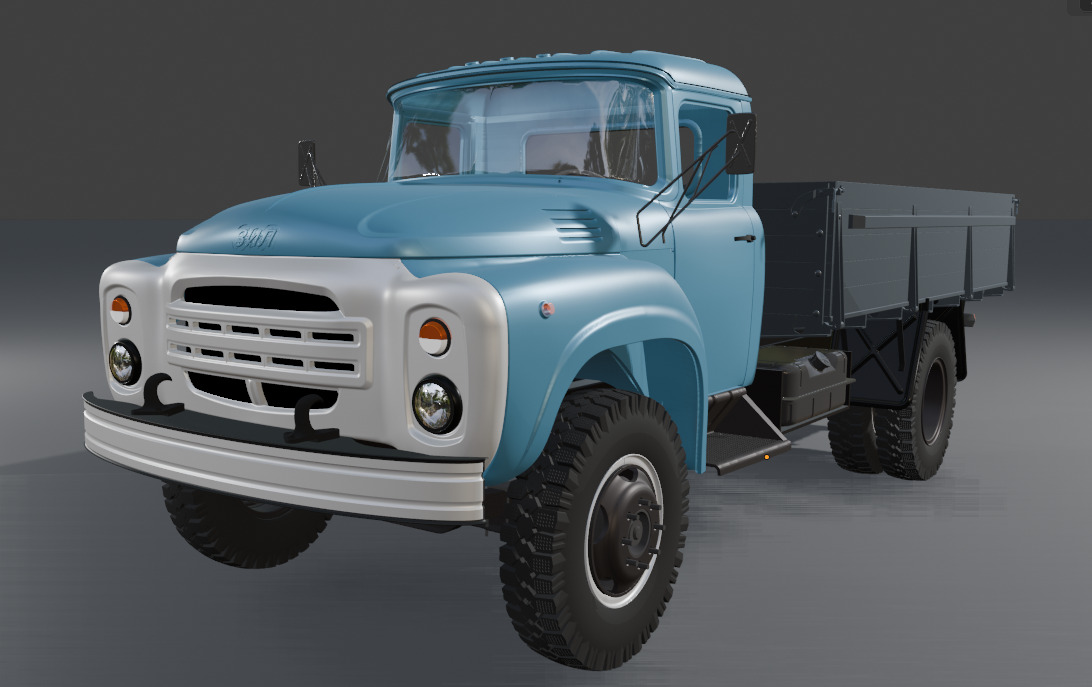 zil 130 3D print model_13