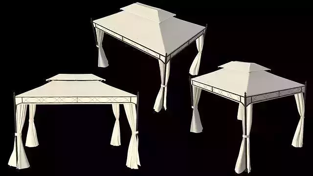 canopy ten Low-poly 3D model