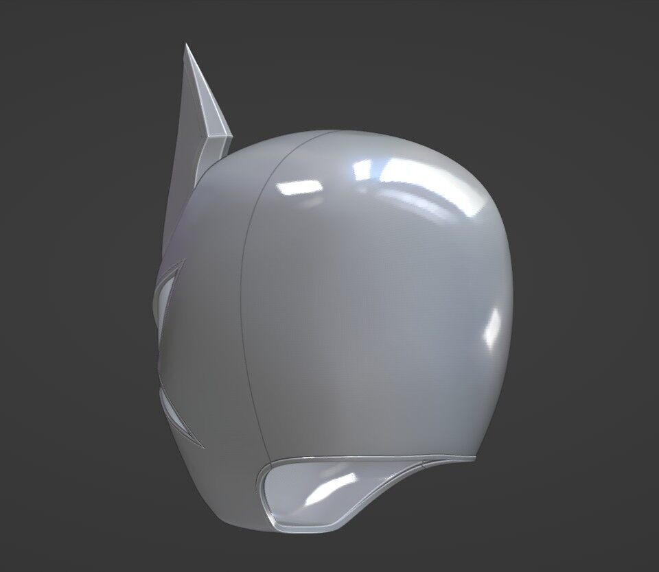 Power Rangers Dino Thunder White Ranger Abarekiller V2 Helmet  3D print model_9