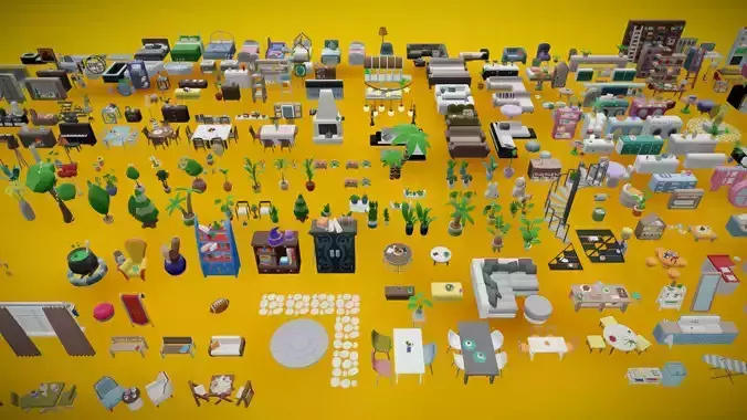 Furniture and Plants Pack