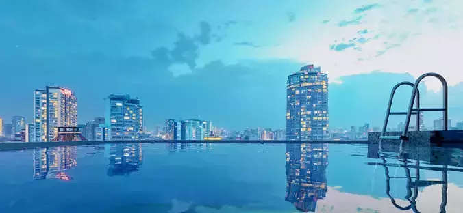 HDRI Night - Reimagined Ho Chi Minh City - V1