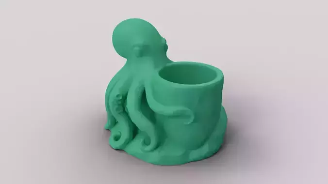 Octopus Desk Organizer - Planter