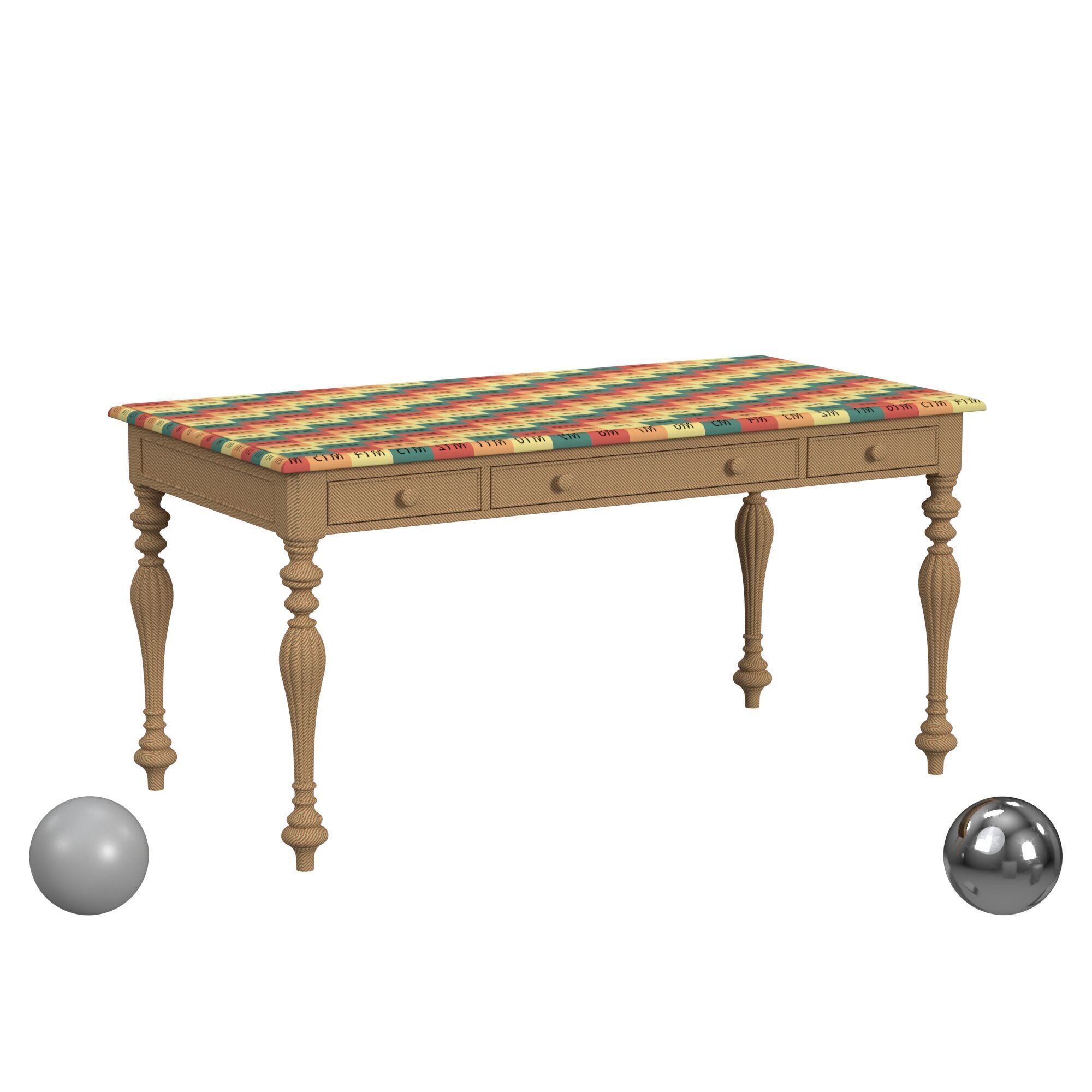 vincent desk mckenzie 3D model_2