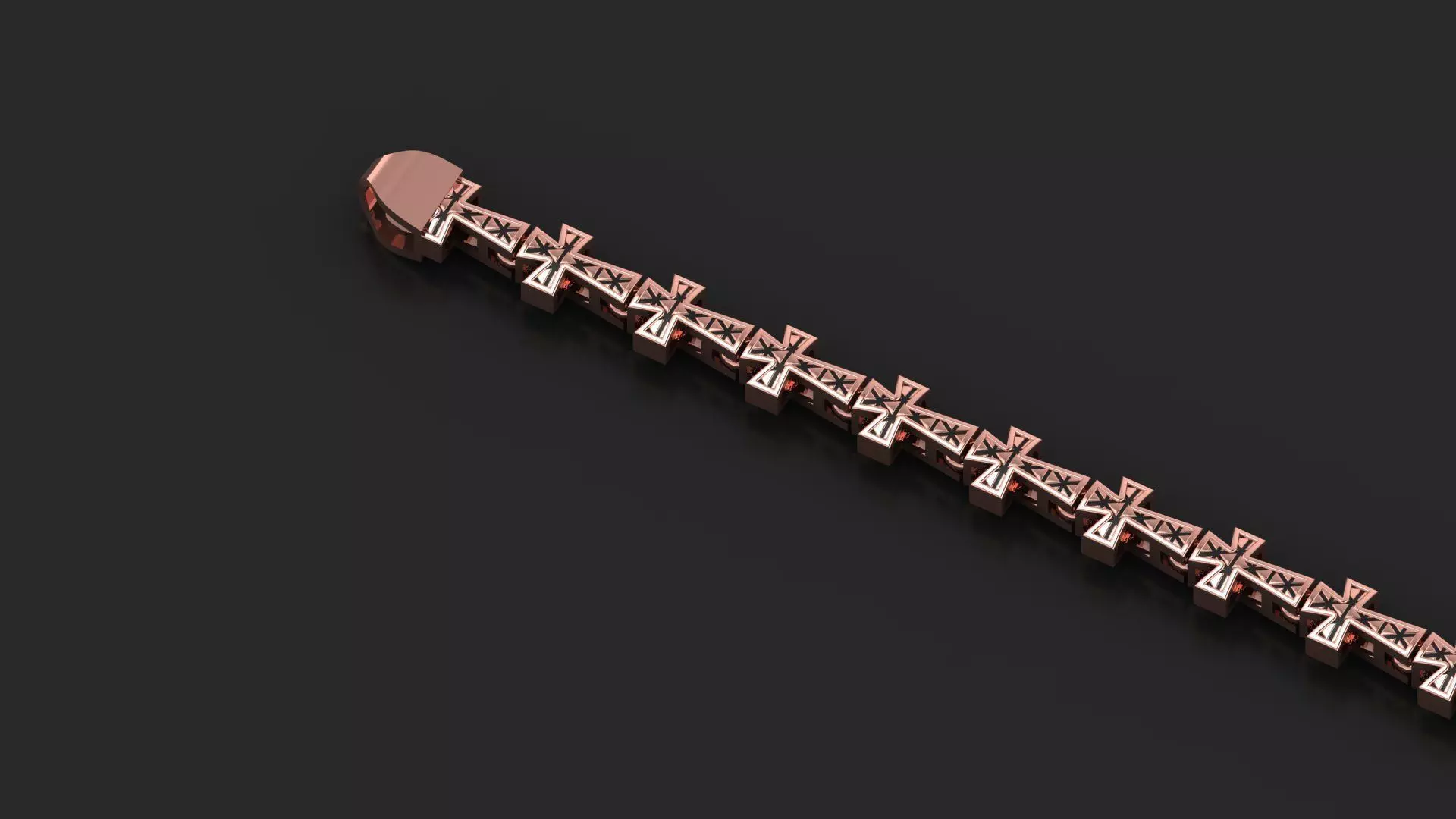 7MM Top Selling Antique Jesus Cross  3D print model_0