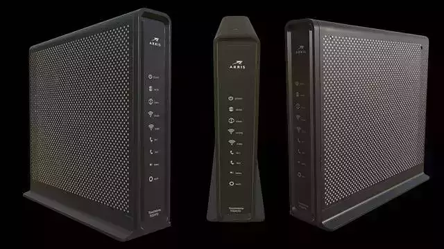 Wifi Router Low-poly 3D model
