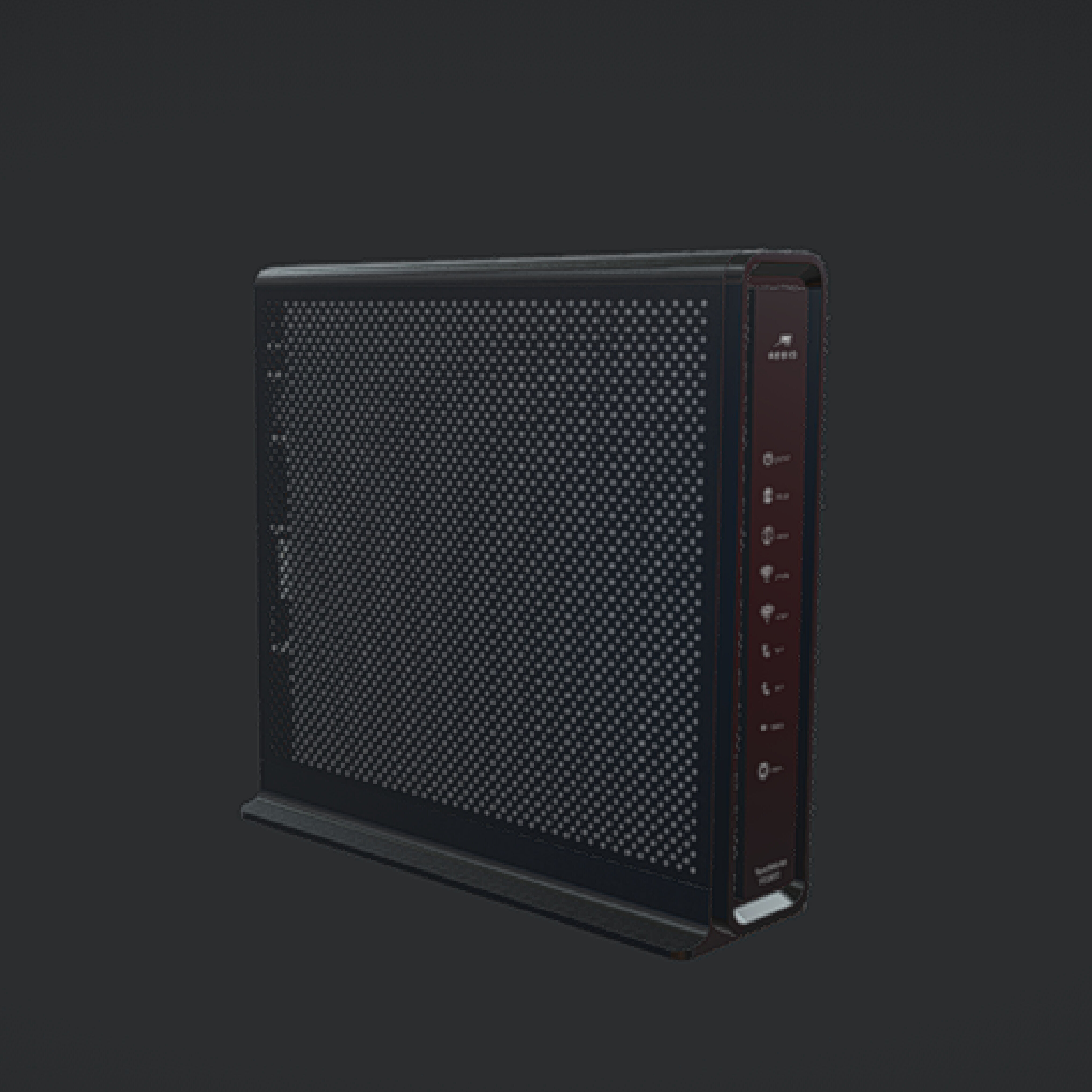 Wifi Router Low-poly 3D model_2