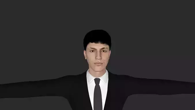 Alejandro Garnacho  Realistic Full Body  Rigged 3D Character 3D model