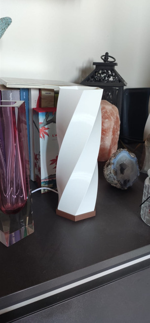 Helical lamp 3D print model_1