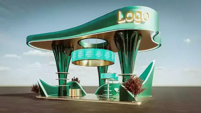Exhibition Stand 3D model