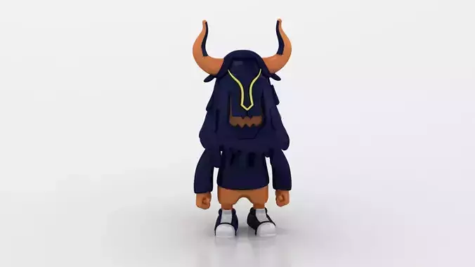 CARTOON VILLAN TOY 3D PRINTABLE MODEL 3D print model