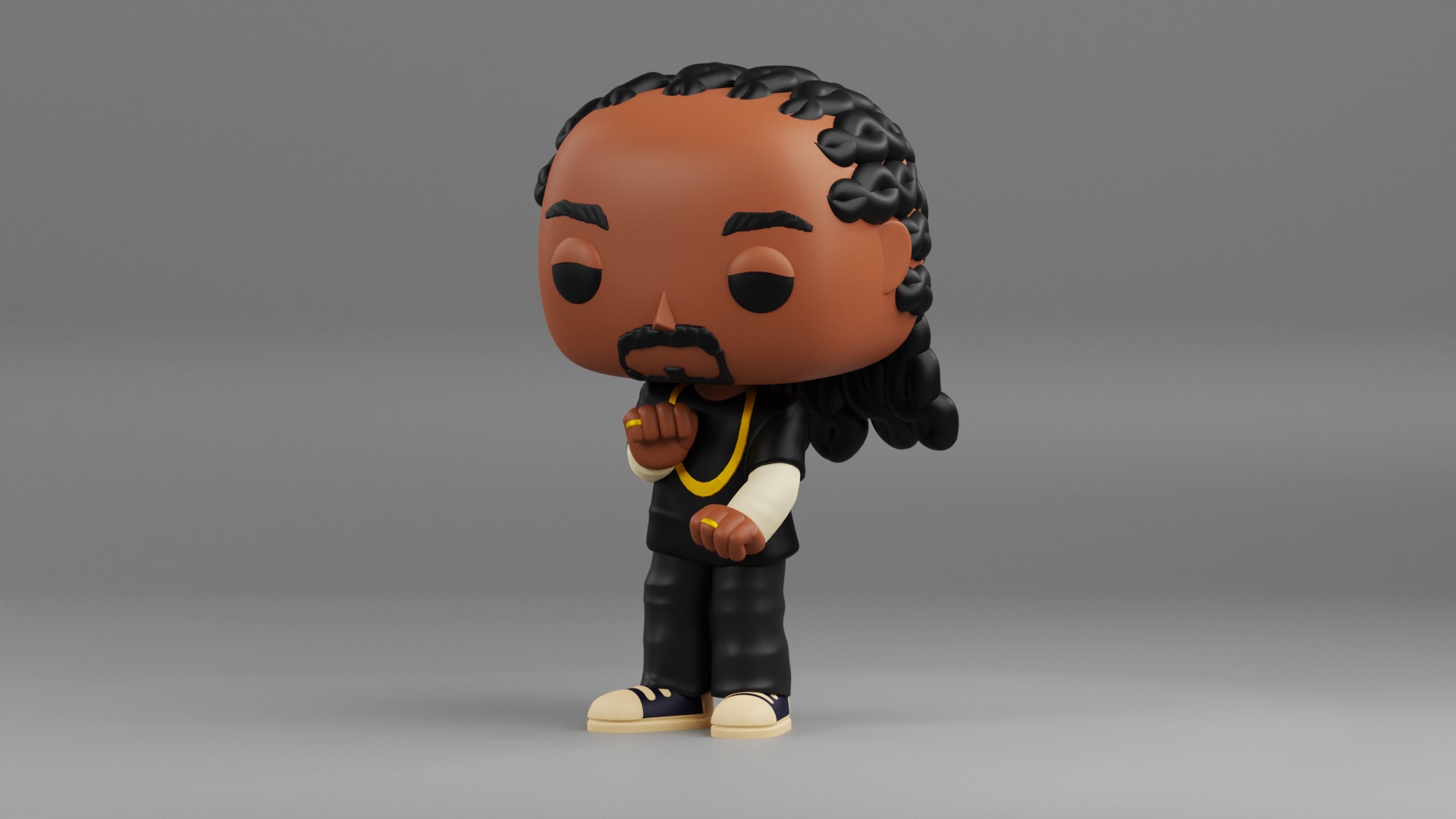 Snoop Dogg funko pop 3D print model_1